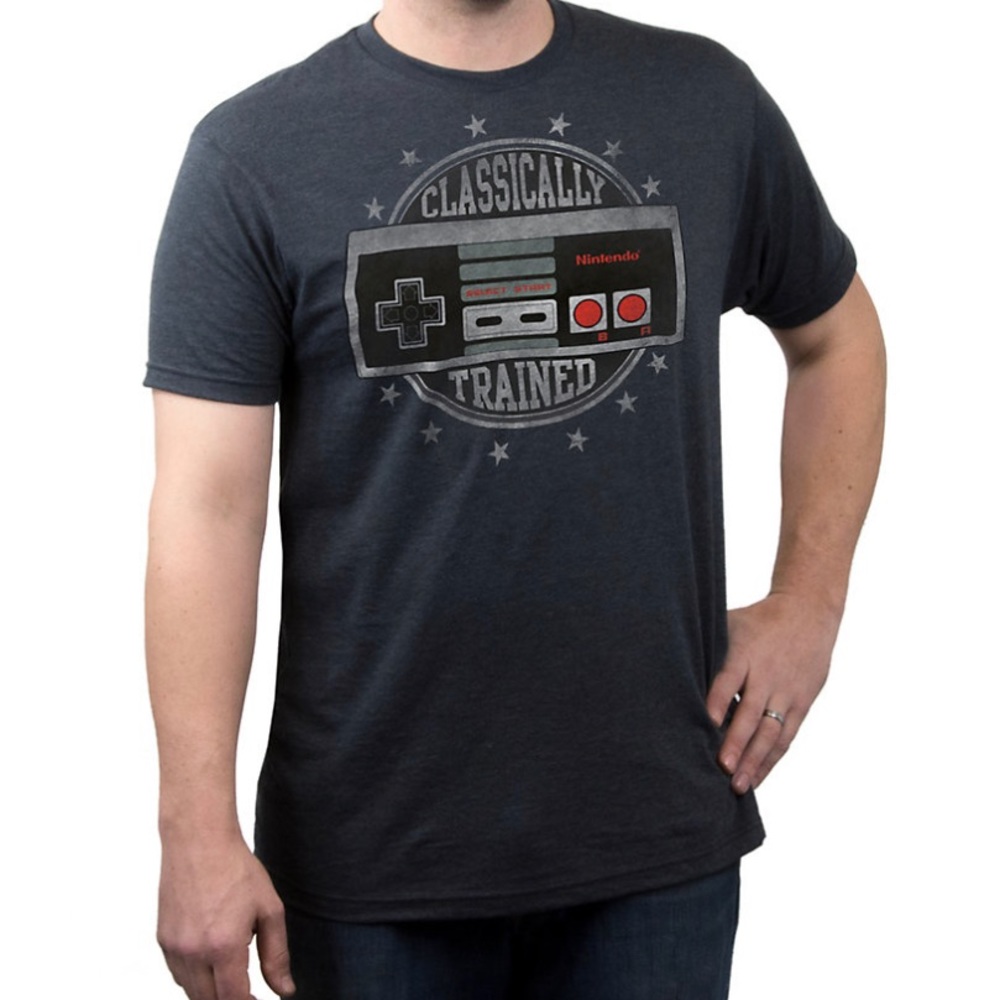 Nintendo Graphic tee. Mens game head T-shirt. 80’s 70’s baby gift